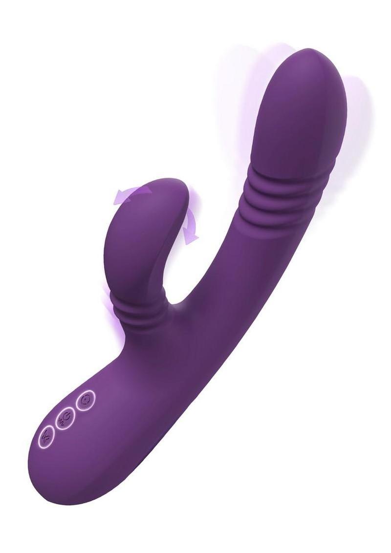 Fantasy For Her Orbit Pro Rechargeable Silicone Triple Motion Stimulating Vibrator