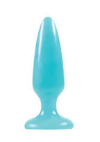 Firefly Pleasure Plug Butt Plug - Blue/Glow In The Dark