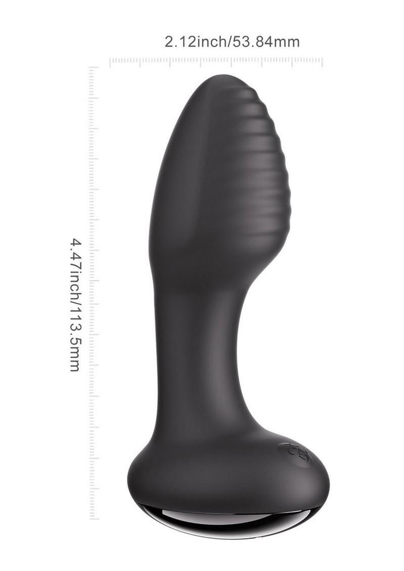 Frenzy Pressure Sensing App Control Rotating Rechargeable Silicone Plug