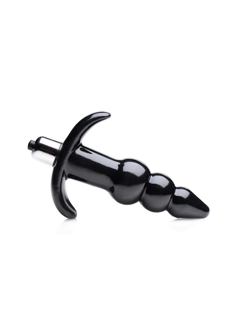 Frisky Bubbling Noir Ribbed Plug