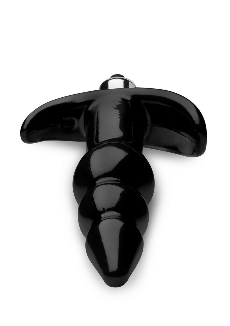 Frisky Bubbling Noir Ribbed Plug