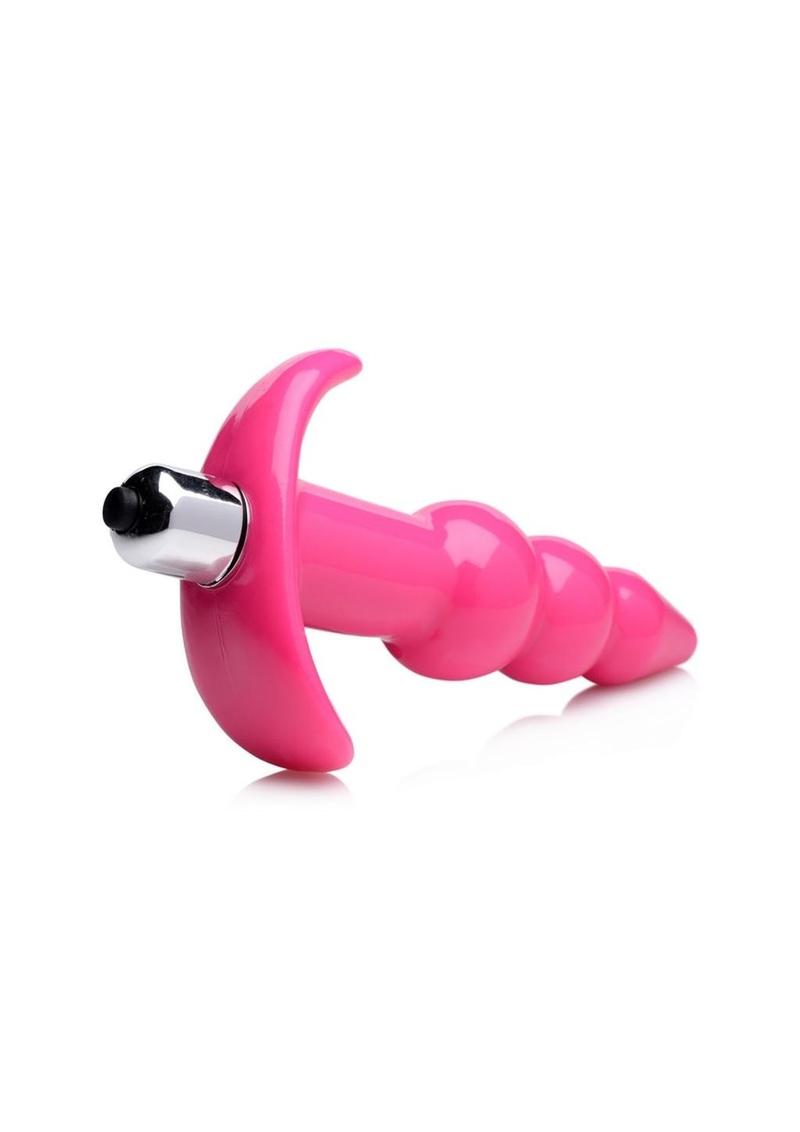 Frisky Bubbling Pink Ribbed Plug