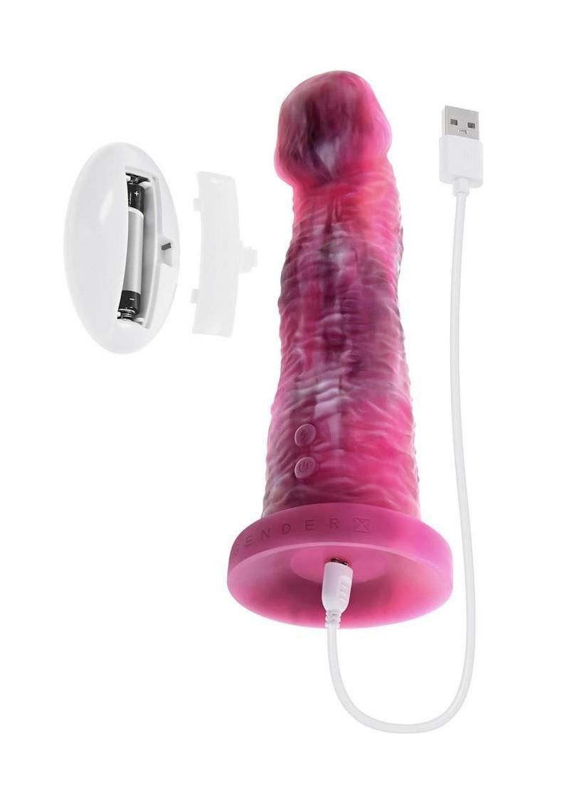 Gender X Whimsical Rechargeable Silicone Vibrating Insertable with Remote Control
