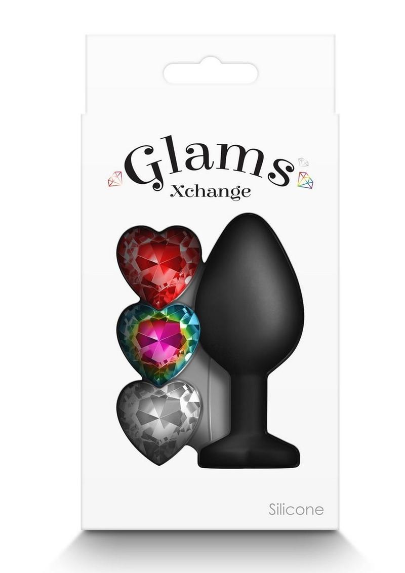 Glams Xchange Heart Silicone Plug