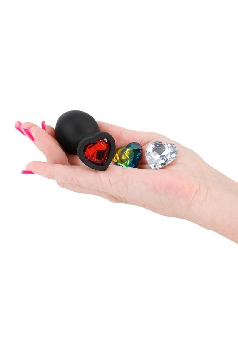 Glams Xchange Heart Silicone Plug