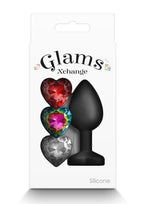 Glams Xchange Heart Silicone Plug