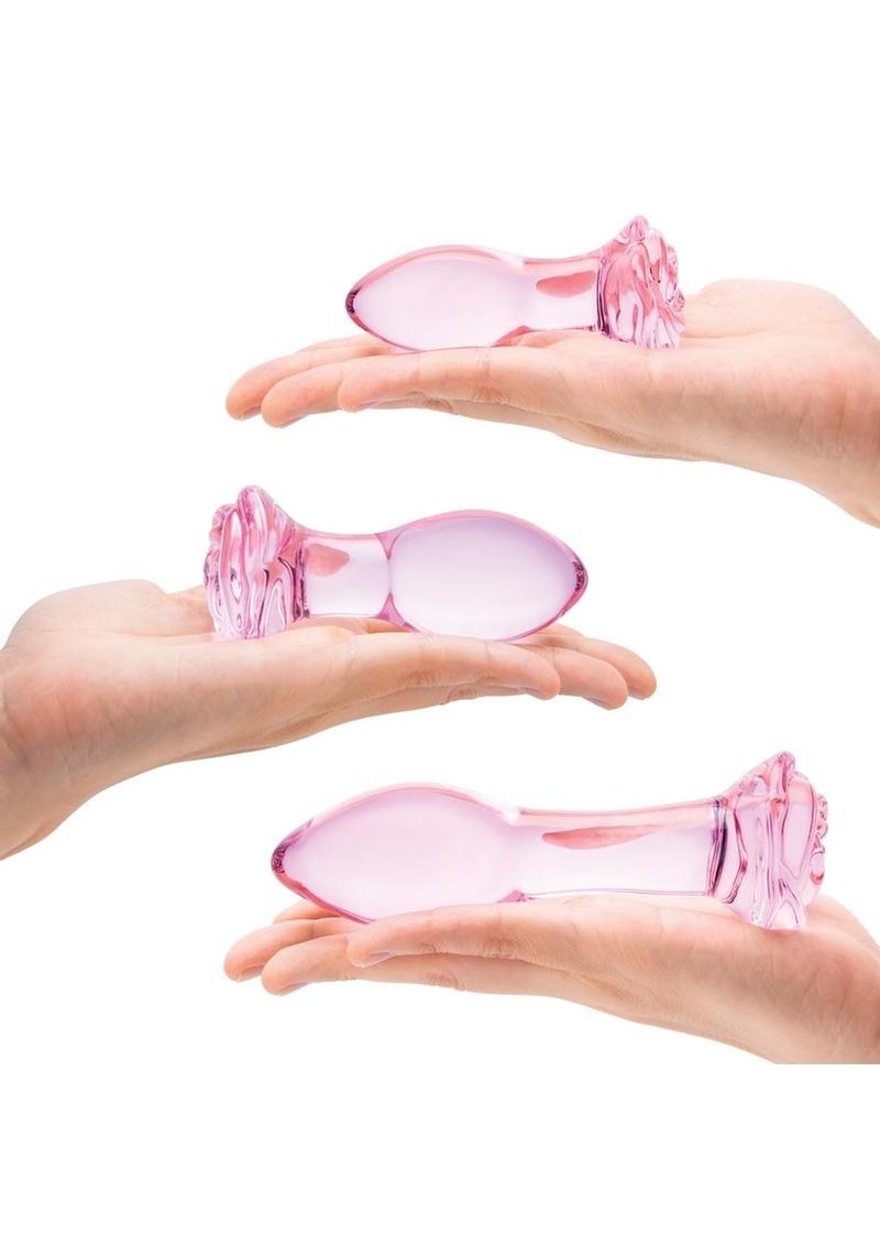 Glas Rosebud Plug