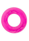 Gummy Cock Ring - Pink - One Size