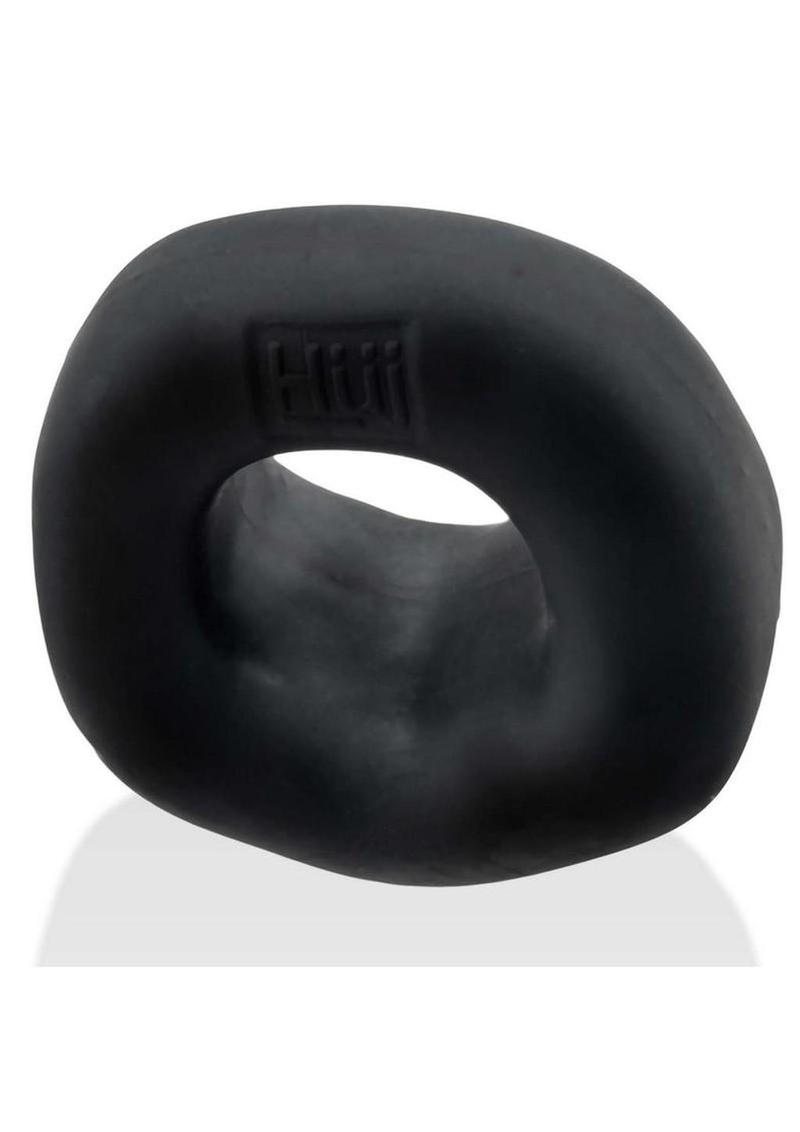 Hunkyjunk Fit Bulge Hung-Style Silicone Ring - Black Fog