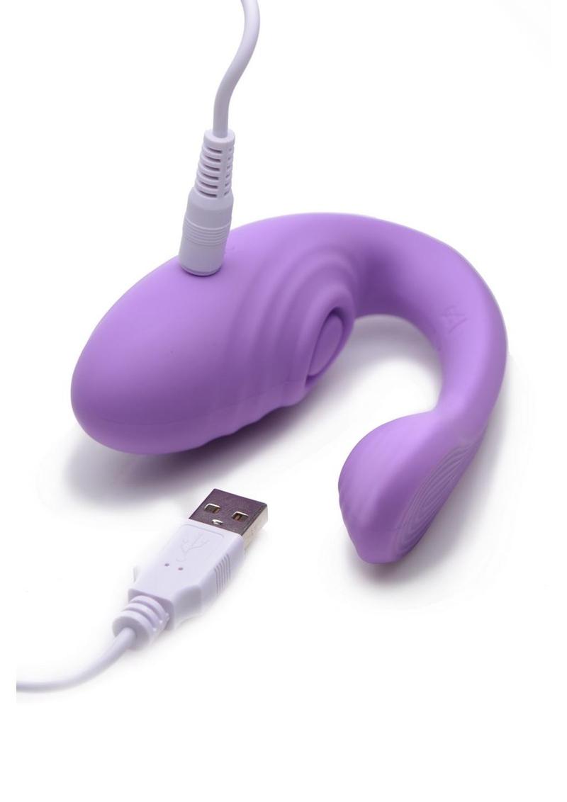 Inmi 7x Pulse Pro Pulsing Silicone Rechargeable Clitoral Stim Vibe with Remote Control