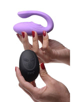 Inmi 7x Pulse Pro Pulsing Silicone Rechargeable Clitoral Stim Vibe with Remote Control