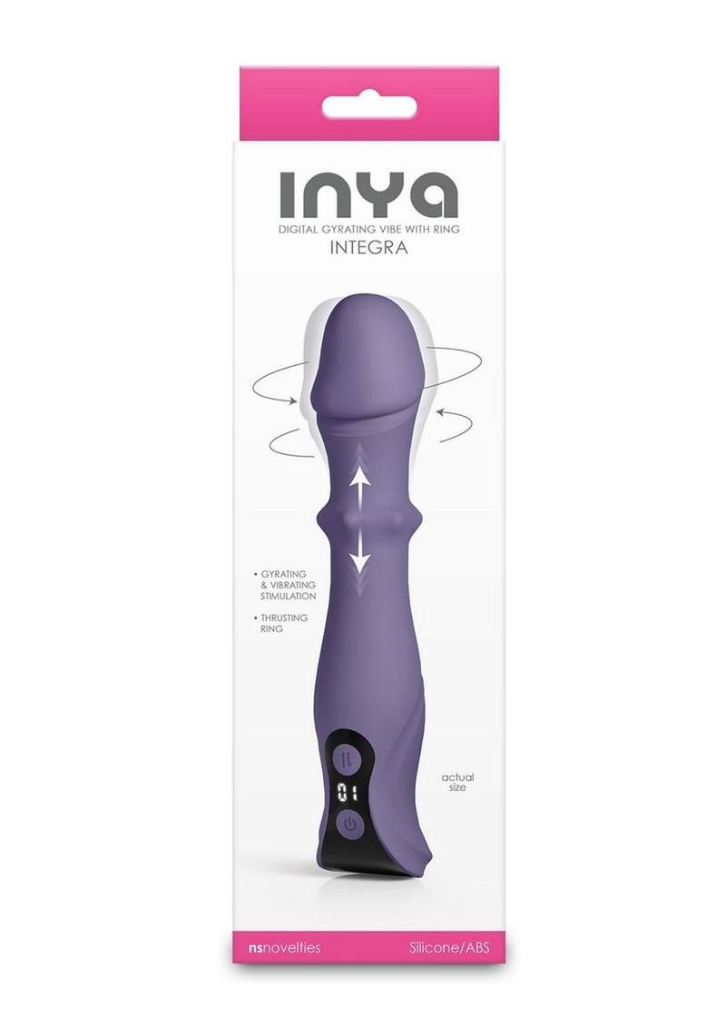Inya Integra Rechargeable Silicone Multifunction Vibrator - Purple