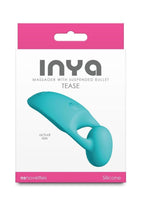 Inya Tease Rechargeable Silicone Massager - Teal