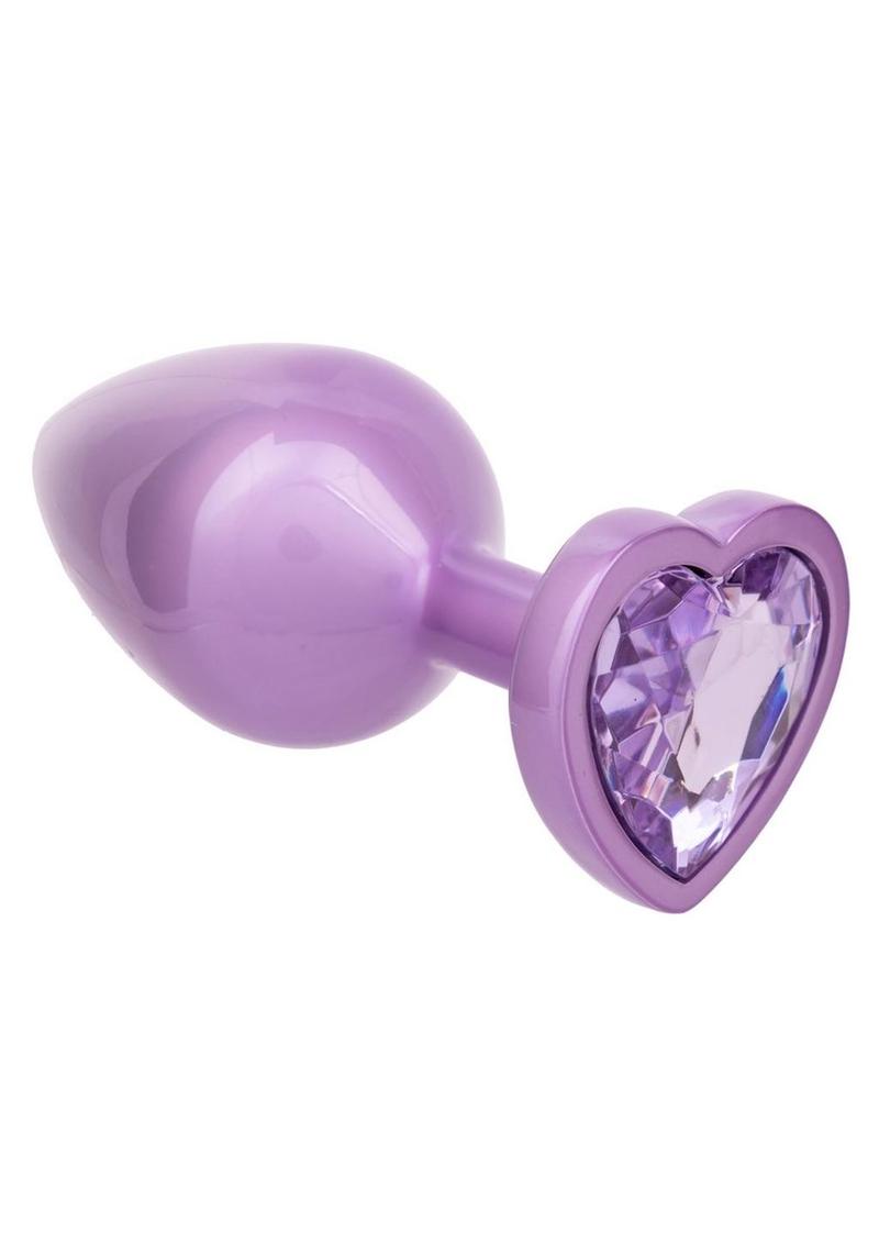 Jewel Amethyst Heart Plug