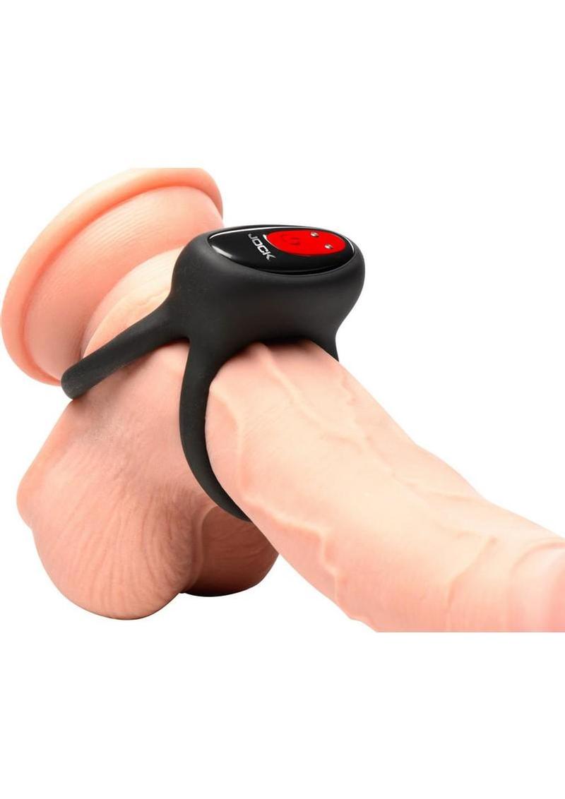 Hard-On Vibrating Rechargeable Silicone Double Ring