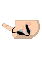 Jock Hyper Thrusting and Vibrating Rechargeable Silicone Plug with Ring