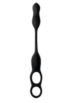 Jock Hyper Thrusting and Vibrating Rechargeable Silicone Plug with Ring
