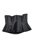Leather Corset - Black - Large/XLarge