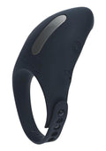 Levelz Adjustable Vibrating Silicone Rechargeable Cock Ring - Black