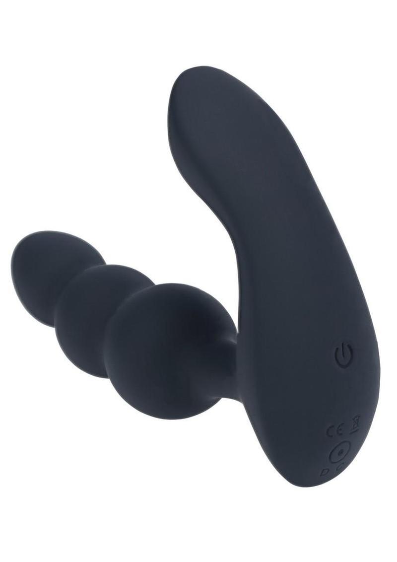 Levelz Dual Motor Beaded Vibrating Liquid Silicone Rechargeable Prostate Stimulator with Remote Control