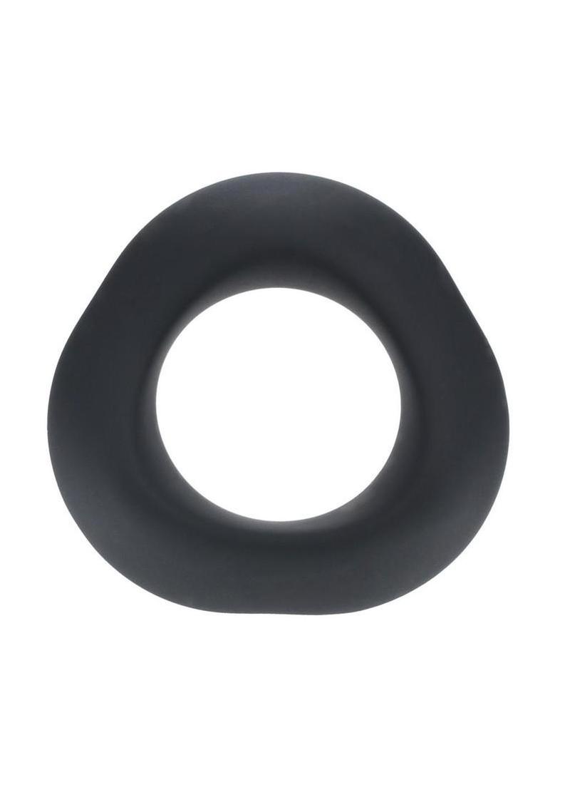 Levelz Ergo Liquid Silicone Cock Ring - Black
