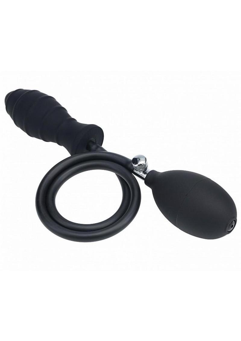 Levelz Ribbed Inflatable Silicone Plug