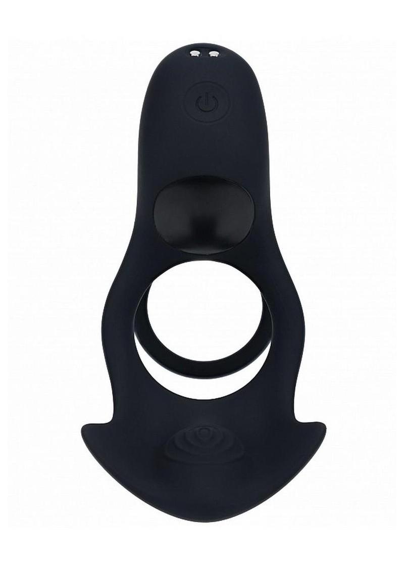 Levelz Triple Motor Vibrating Silicone Rechargeable Ring