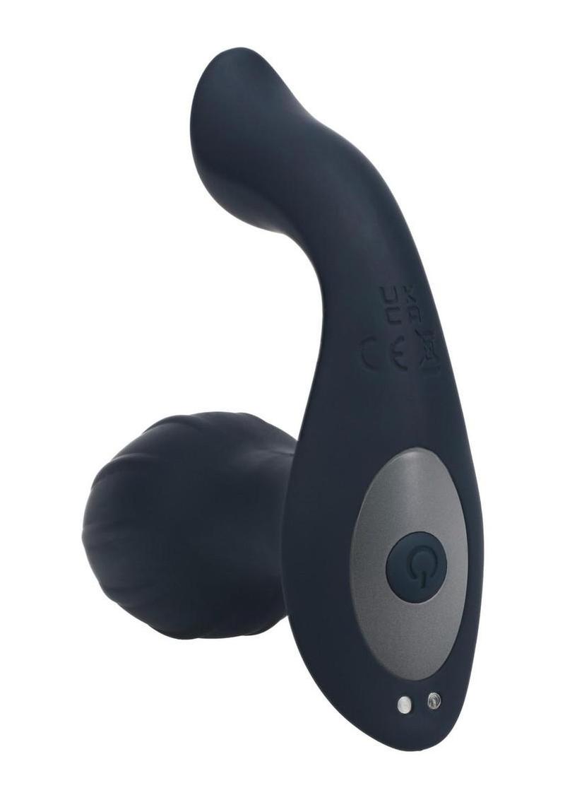 Levelz Vibrating and Rotating Silicone Rechargeable Plug with Ball Stimulator