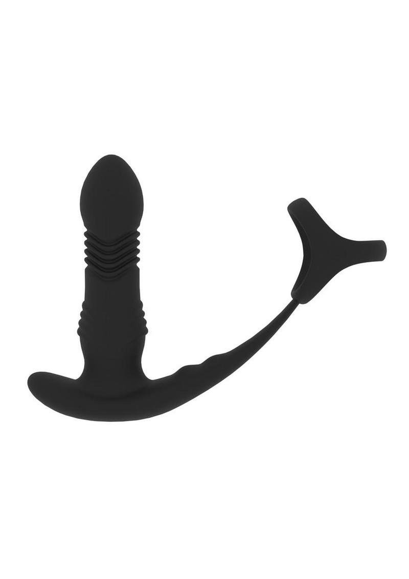 Levelz Vibrating and Thrusting Silicone Rechargeable Prostate Massager with Tri O Ring