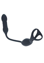Levelz Vibrating and Thrusting Silicone Rechargeable Tri O Ring with Prostate Stimulator
