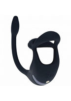 Levelz Vibrating Silicone Rechargeable Tri O Ring with Prostate Stimulator and Remote Control