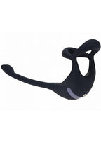 Levelz Vibrating Silicone Rechargeable Tri O Ring with Prostate Stimulator and Remote Control