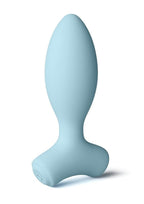 Love Notes Wildflower Rechargeable Silicone Flexible Vibrating Plug - Aqua