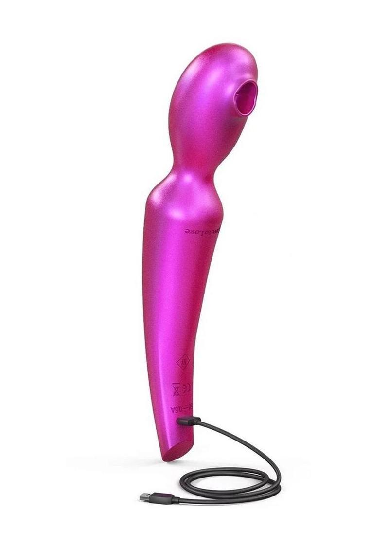Love to Love Pleaser Silicone Rechargeable Clitoral Stimulator - Iridescent