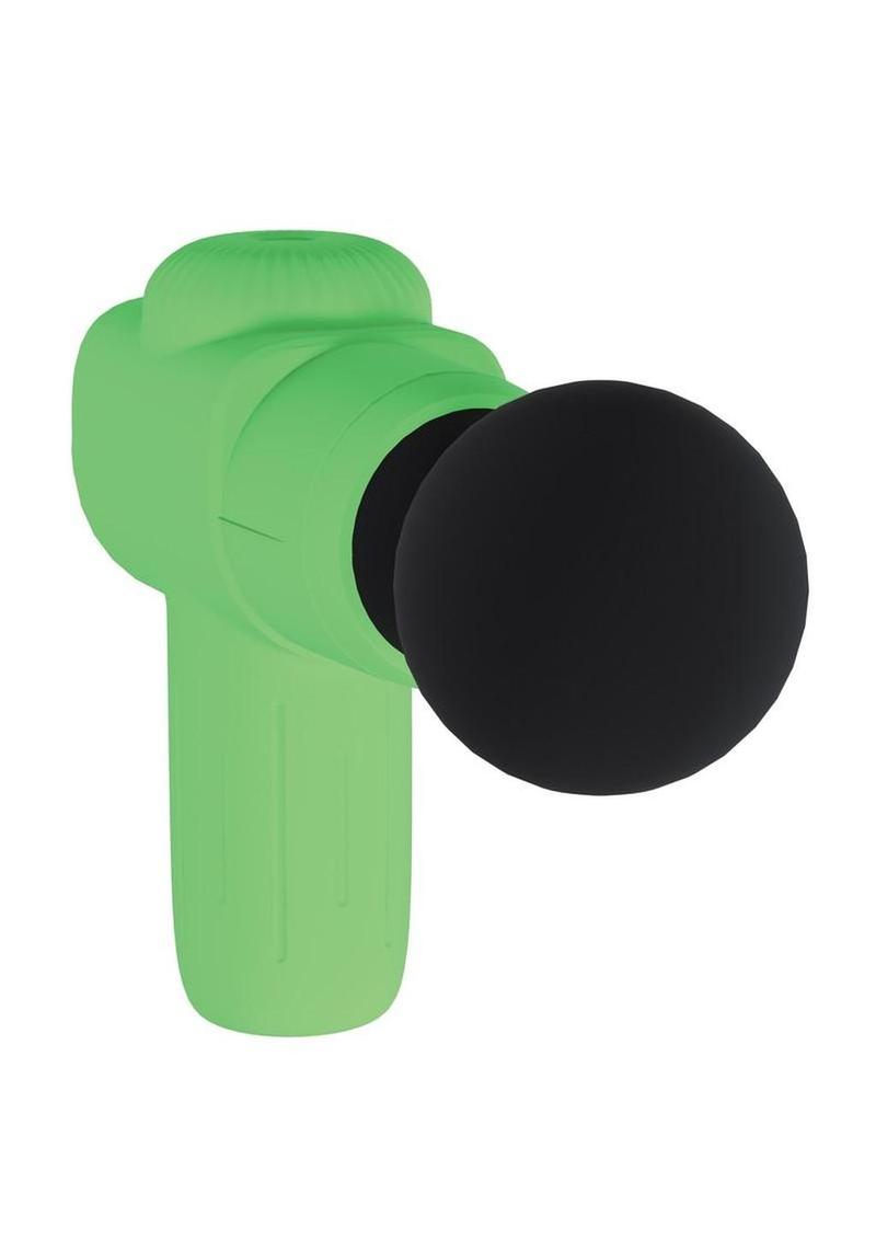 Loveline Microboost 10 Function Vibrating Rechargeable Silicone Massasger - Green