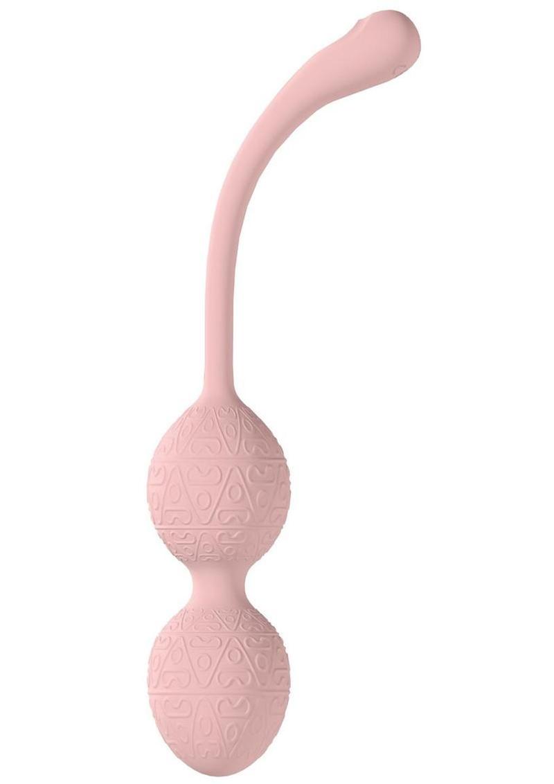 Loveline Pelvifit Beads 10 Function Vibrating Rechargeable Silicone Kegel Vibe with Remote Control