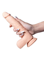 Luis App Controlled Real Thrusting Rechargeable Silicone Insertable with Clitoral Licker