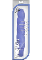 Luxe Anastasia Silicone Vibrator - Periwinkle/Purple