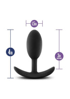 Luxe Wearable Vibra Slim Plug Silicone Plug