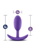 Luxe Wearable Vibra Slim Plug Silicone Plug