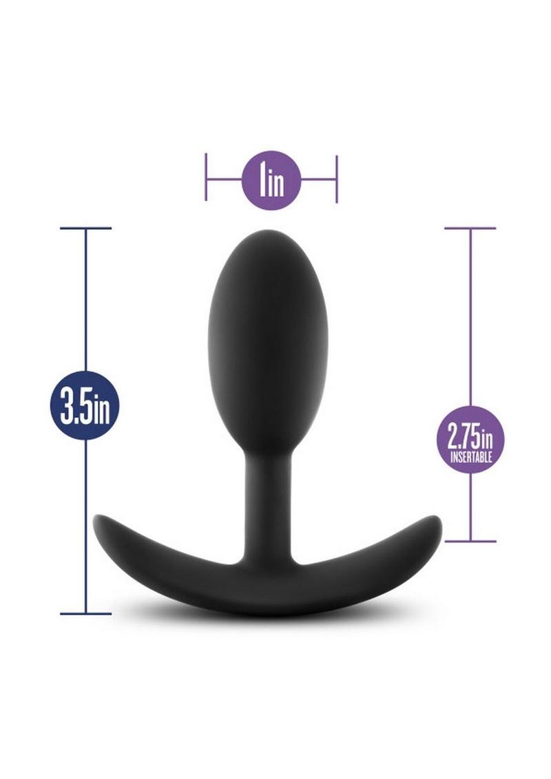 Luxe Wearable Vibra Slim Plug Silicone Plug