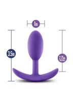 Luxe Wearable Vibra Slim Plug Silicone Plug