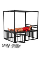 Master Series Bondage Bed - Black