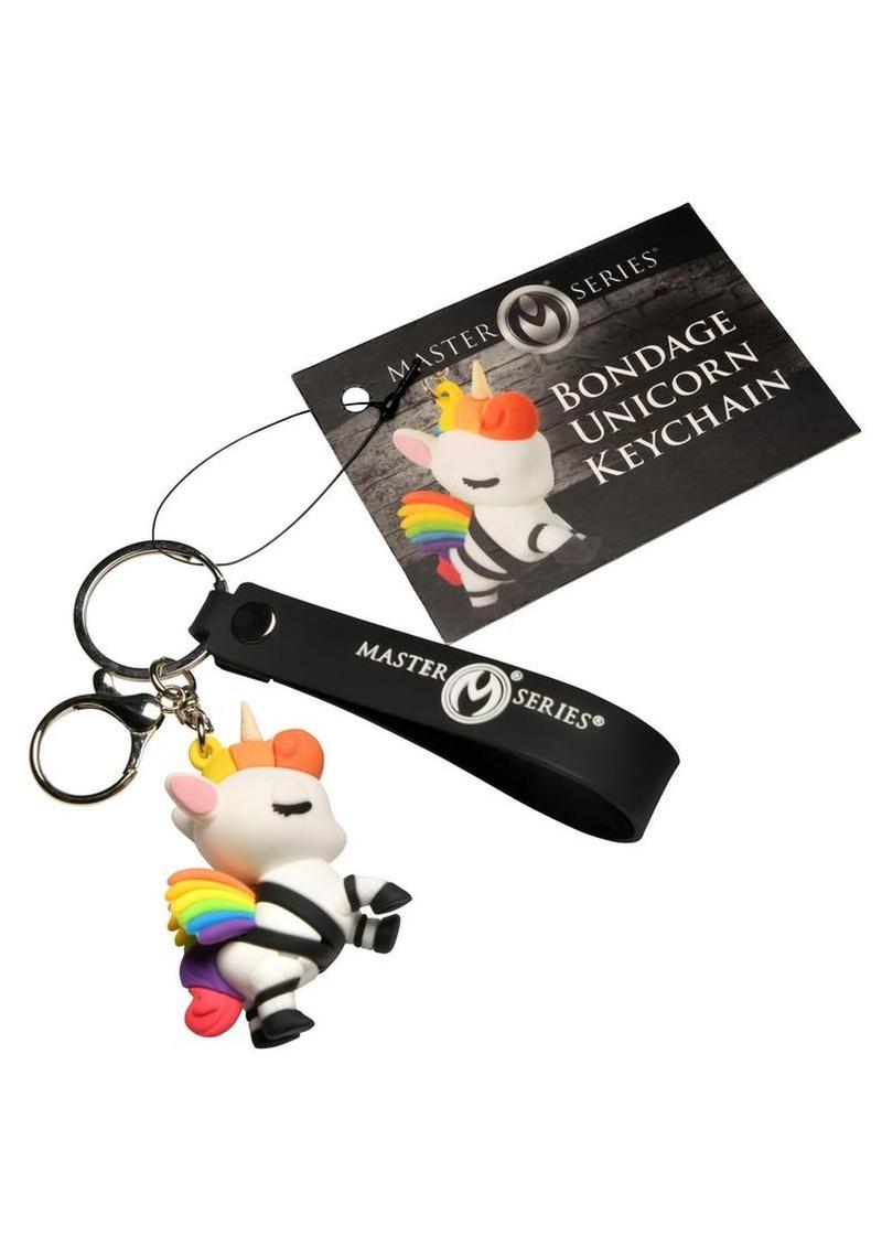 Master Series Bondage Unicorn Keychain - Rainbow