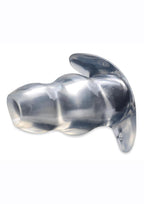 Master Series Clear View Hollow Anal Plug - Clear - Large