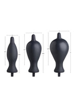 Master Series Dark Inflator Inflatable Silicone Plug