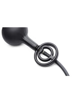 Master Series Devil's Rattle Inflatable Silicone Plug with Ring