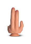 Master Series The Shocker Silicone Dildo - Vanilla