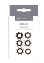 ME YOU US Tickler Ring Set Assorted Textured Ring