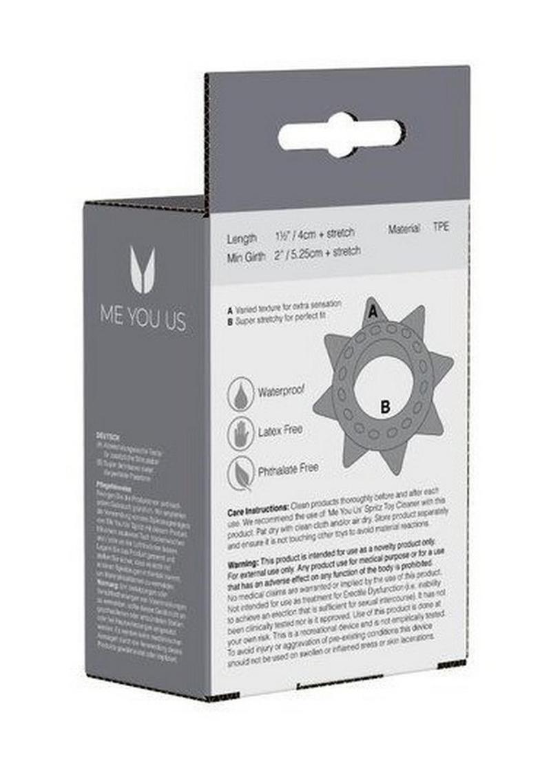 ME YOU US Tickler Ring Set Assorted Textured Ring